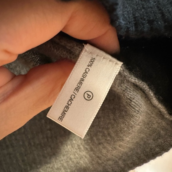 Label and Thread colorblock (black, pink, tan, grey) cashmere sweater XS - Picture 5 of 6